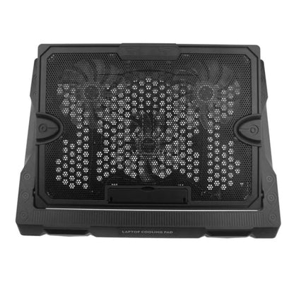 S300 3 Fan Adjustable Wind Speed Desktop Laptop Cooling Pad with Holder, S300