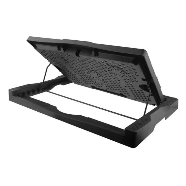 S300 3 Fan Adjustable Wind Speed Desktop Laptop Cooling Pad with Holder, S300