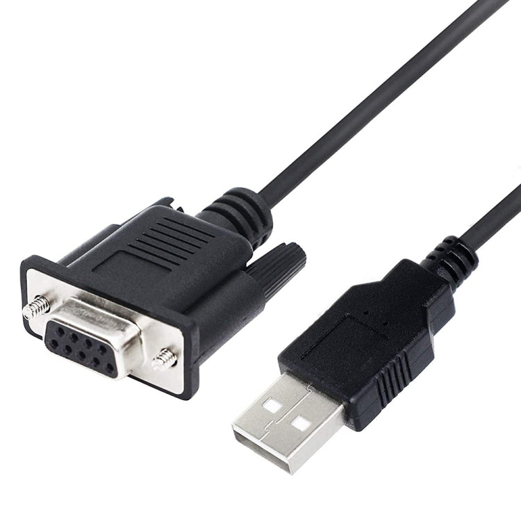 JUNSUNMAY 6 Feet RS232 DB9 Female to USB 2.0 Cable Only Use for Programmable Logic Controller, 1.8m