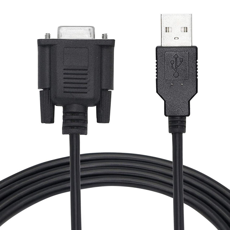 JUNSUNMAY 6 Feet RS232 DB9 Female to USB 2.0 Cable Only Use for Programmable Logic Controller, 1.8m