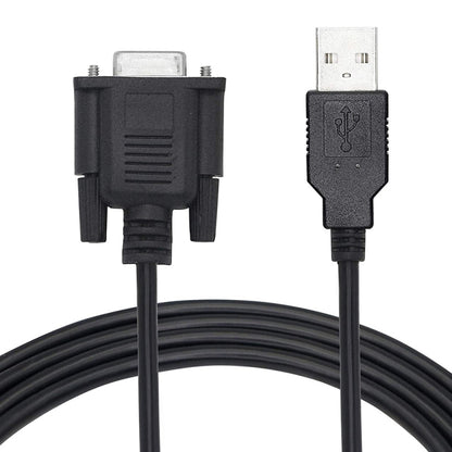 JUNSUNMAY 6 Feet RS232 DB9 Female to USB 2.0 Cable Only Use for Programmable Logic Controller, 1.8m
