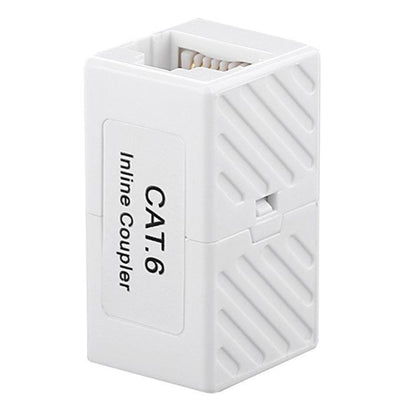 JUNSUNMAY RJ45 Female to Female In Line Coupler Cat6 Cat5e Cat5 Ethernet Cable Extender Adapter, 1 PCS, 2 PCS