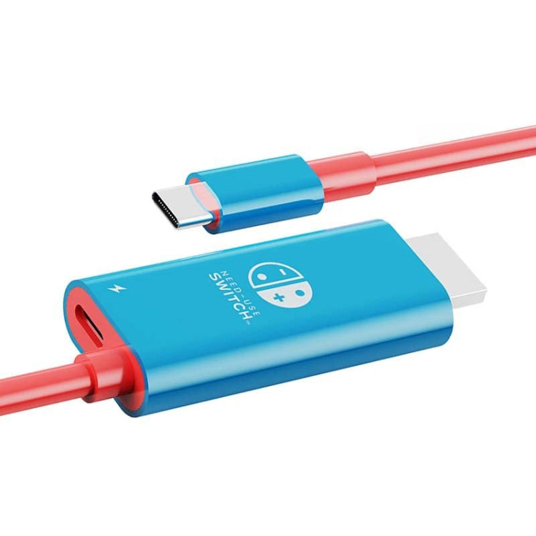 ENKAY ENK-CB136 6.6Ft. Type-C to HDMI Conversion Cable for Switch 4K HD Projection TV, HDMI Conversion Cable