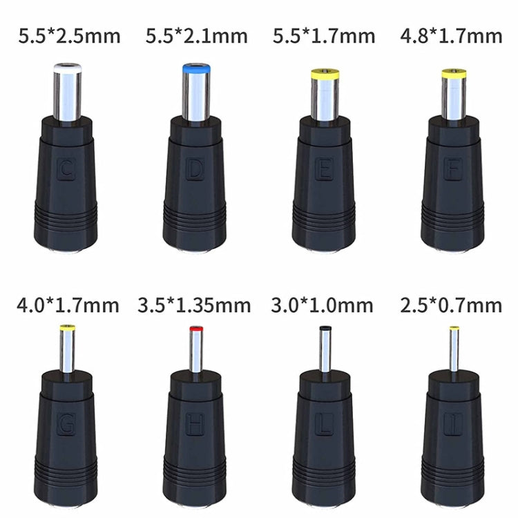 USB 5V to DC 9V 5.5mm x 2.5mm Converter Step Up Voltage Converter Power Cable with 8 Connectors, 5V to DC 9V 5.5mm x 2.5mm