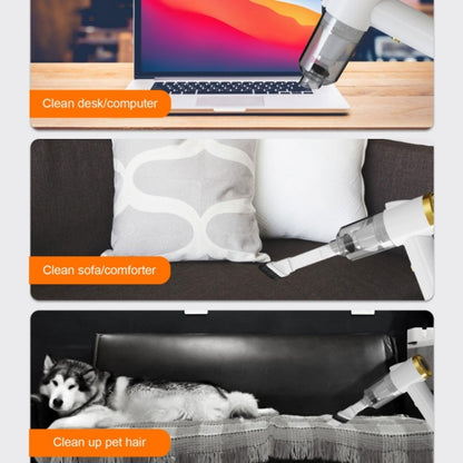 Q8 LED Light Wireless Portable Handheld Car Foldable 9000Pa Suction Vacuum Cleaner