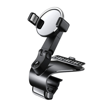 088 With Parking Phone Sign 360 Degrees Rotation Car Dashboard Mount Cell Phone Holder