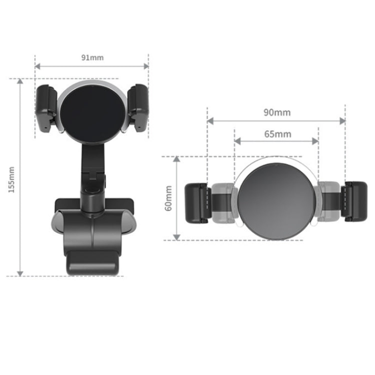 088 With Parking Phone Sign 360 Degrees Rotation Car Dashboard Mount Cell Phone Holder