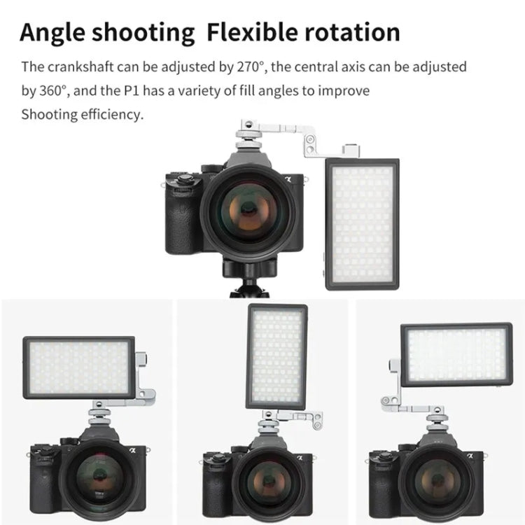 BL-P1 Portable RGB Pocket Fill Light Full Color 2500-8500K Photography Camera Light, BL-P1