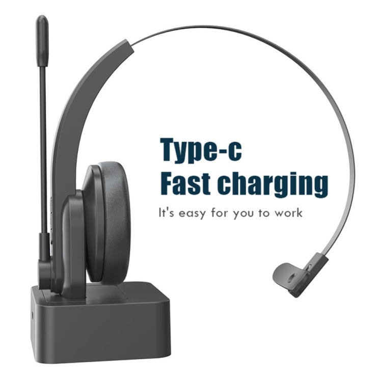 OY631 Bluetooth Noise Cancelling Single Ear Wireless Headphone With Microphone, OY631