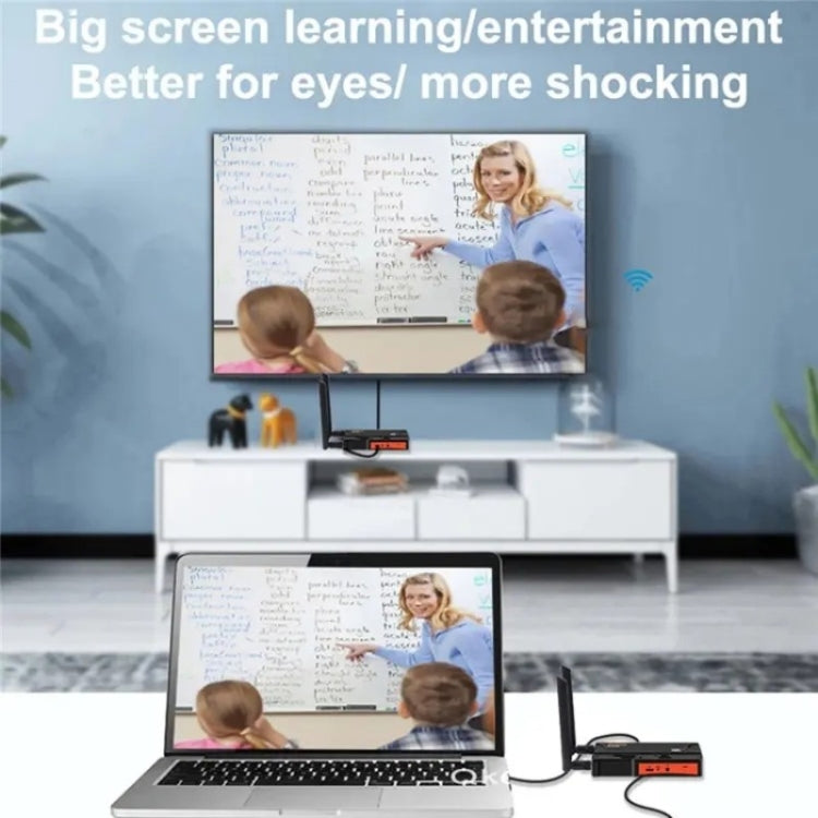 009 200m HD Video Transmitter Receiver WIFI 5.8 Wireless Display Dongle Adapter, US Plug, EU Plug, UK Plug, AU Plug