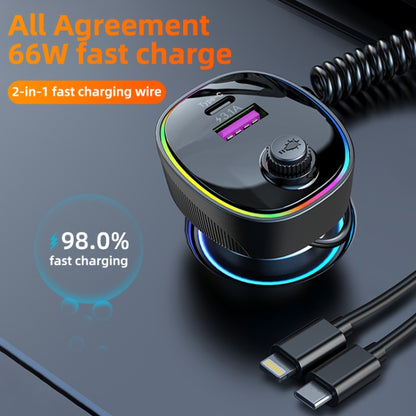 K11 Portable USB + Type-C PD Car Charger Phone Tablet Fast Charging Adapter, K11