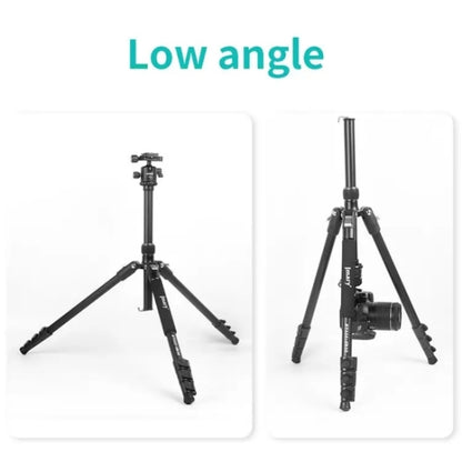 JMARY KT325+NB30 1.6m Portable Aluminum Alloy Action Camera Rotating Tripod Holder, KT325+NB30