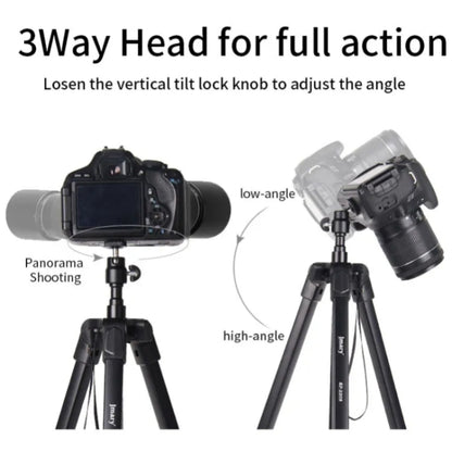 JMARY KP2208 Photography Live Streaming 1.7m Fill Light Camera Metal Tripod Holder, KP2208