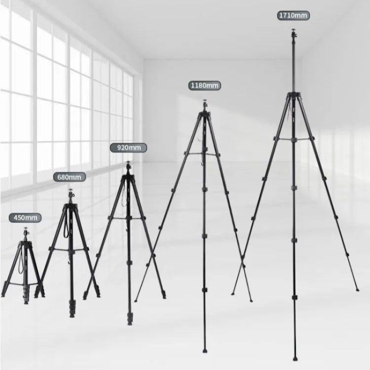 JMARY KP2208 Photography Live Streaming 1.7m Fill Light Camera Metal Tripod Holder, KP2208