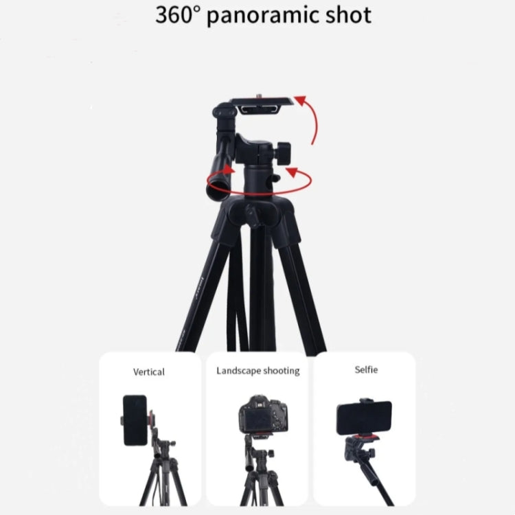 JMARY KP2209 Horizontal Extension Rod Cell Phone Camera Folding Tripod Stand, KP2209