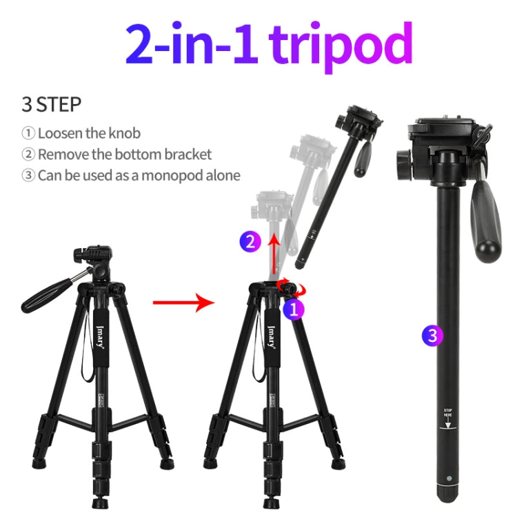 JMARY KP2254 Three colors are available Cell Phone SLR Outdoor Photography Tripod Stand, KP2254