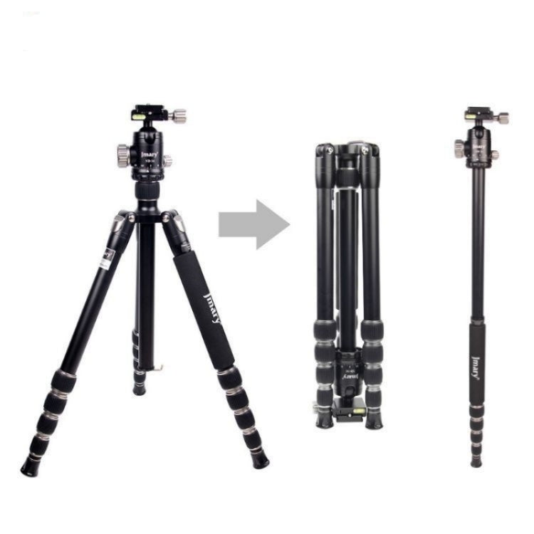 JMARY KT255+NB36 Aluminum Alloy Outdoor Shooting Tripod Detachable SLR Camera Tripod, KT255+NB36