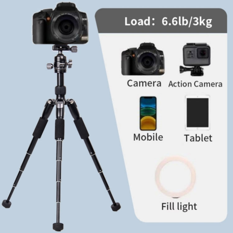 JMARY KT25+H30 For Selfie Live Streaming Lightweight Portable Desktop Mini Tripod Set, KT25+H30