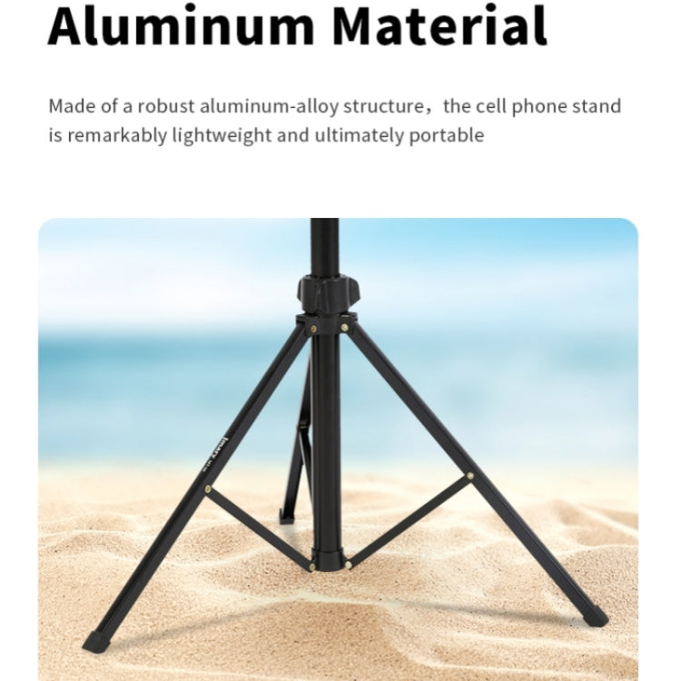 JMARY MT38 Travel Tripod Phone Holder 1.68m Telescopic Vlogging Camera Mount Tripod Stand, MT38