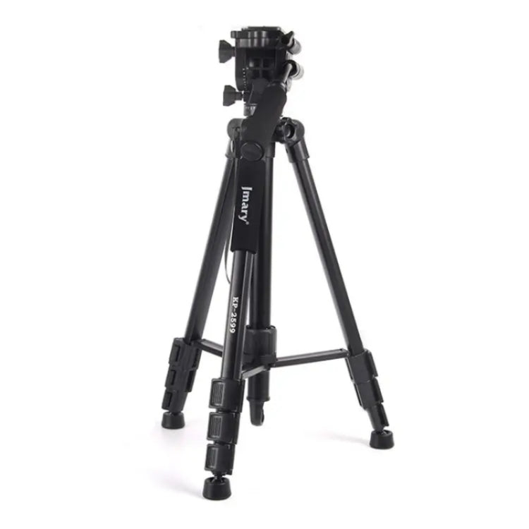 JMARY KP2599 SLR Camera Phone Live Streaming Outdoor Photography Aluminum Tripod, KP2599