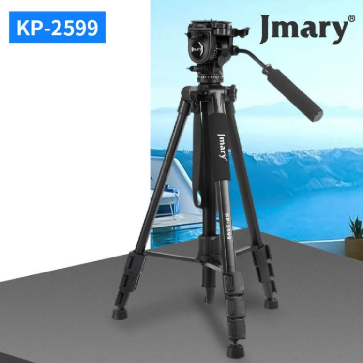 JMARY KP2599 SLR Camera Phone Live Streaming Outdoor Photography Aluminum Tripod, KP2599