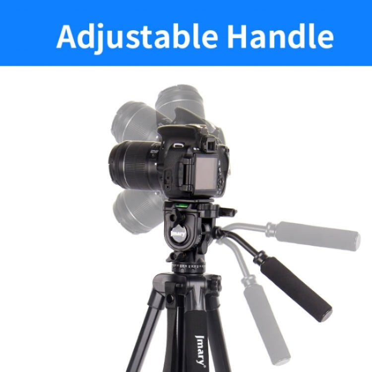 JMARY KP2599 SLR Camera Phone Live Streaming Outdoor Photography Aluminum Tripod, KP2599