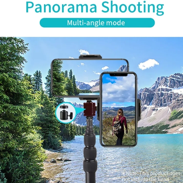 JMARY MT45 Cell Phone Clip Camera Mount Holder Telescopic Selfie Stick Outdoor Tripod Stand, MT45