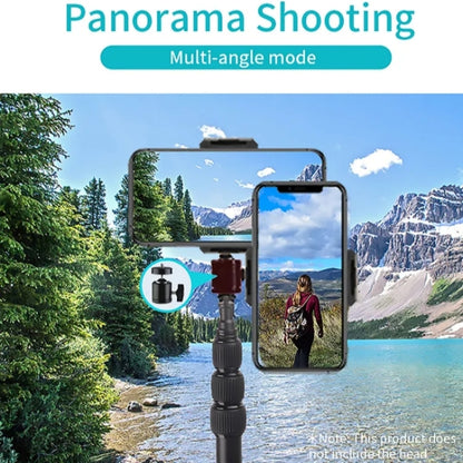 JMARY MT45 Cell Phone Clip Camera Mount Holder Telescopic Selfie Stick Outdoor Tripod Stand, MT45