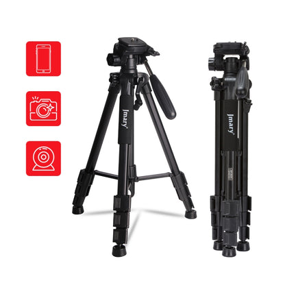 JMARY KP2234 Telescopic Aluminum Alloy SLR Camera Phone Live Streaming  Photography Tripod, KP2234