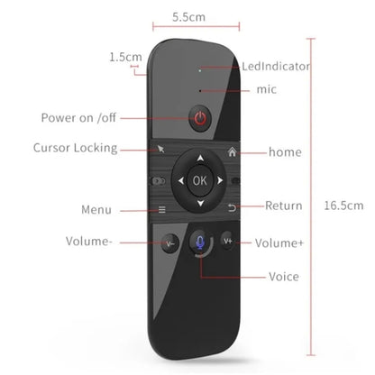 M8 For Home TV Box Smart TV 2.4G Wireless Smart Air Fly Mouse Remote Control Replacement, M8