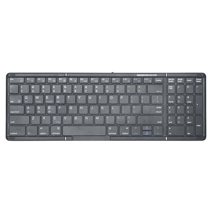 B099 Tablets Laptops 3-Mode Wireless Bluetooth Keyboard Rechargeable Folding Silent Keyboard, B099