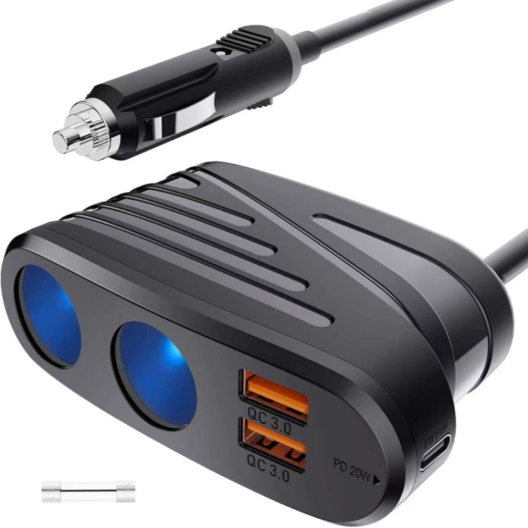 TR-31 PD 18W High Power Type-C + Dual USB QC 3.0 Fast Charger, TR-31