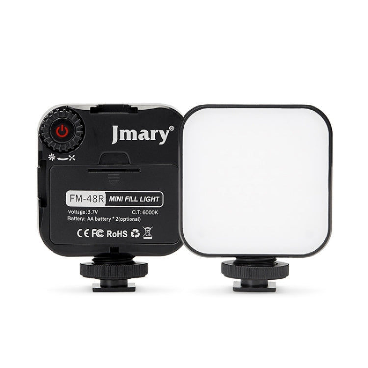 JMARY FM-48R Dimmable Photography LED Fill Light Portable Mini Camera Phone Fill Light, FM-48R