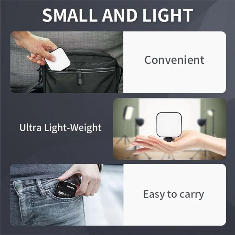 JMARY FM-48R Dimmable Photography LED Fill Light Portable Mini Camera Phone Fill Light, FM-48R
