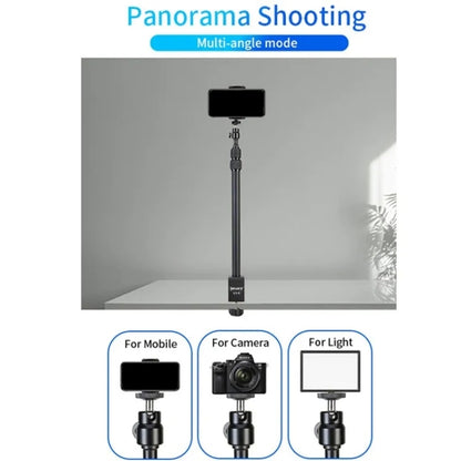 JMARY MT-49 For LED Video Light Clip Stand Adjustable Clamp Desk Mount Light Stand, MT-49