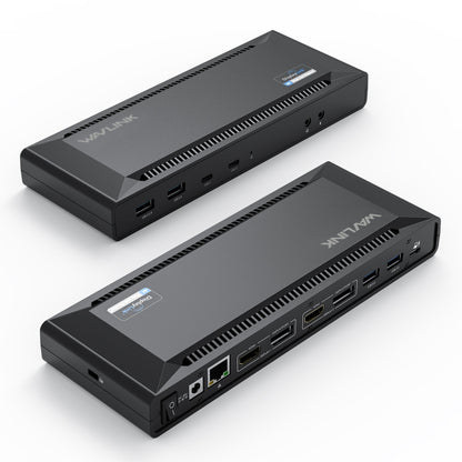 Wavlink UG69PD2 Dual 4K Fast Charging Integrated Docking Station, US Plug, EU Plug, UK Plug, AU Plug
