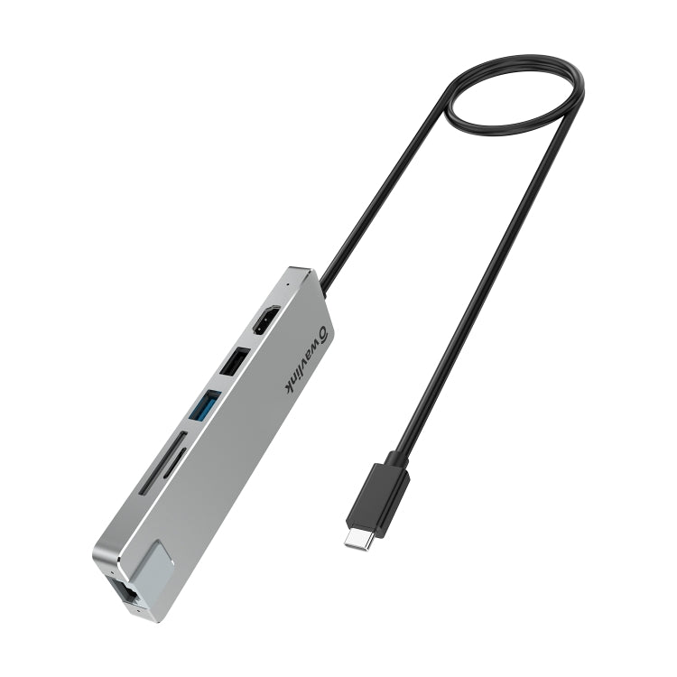 Wavlink UHP3409 For MacBook Pro/Air USB-C Windows Laptops 100W PD Mini Docking Station, UHP3409