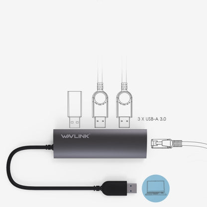 Wavlink UH3031G 10 in 1 Type-C to USB 3.0 Dock USB 3 Ports Hub HDMI Adapter, UH3031G
