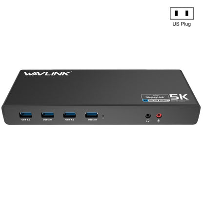 Wavlink UG69DK1 5K Type-C Dual Display USB 3.0 Video Gigabit Ethernet HDMI Docking Station, US Plug, EU Plug, UK Plug, AU Plug