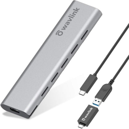 Wavlink ST338C M.2 NVMe SSD PCIE UASP M Key NGFF SATA USB-C SDD Hard Disk Box Adapter, ST338C