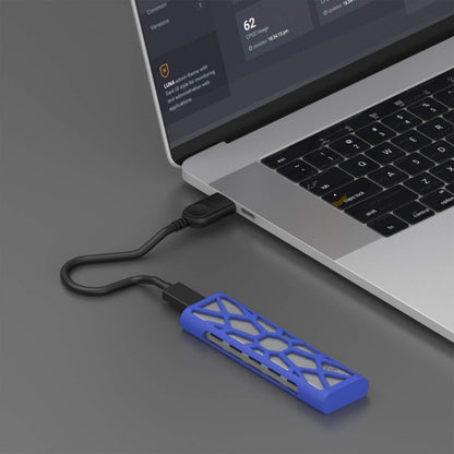 Wavlink ST338C M.2 NVMe SSD PCIE UASP M Key NGFF SATA USB-C SDD Hard Disk Box Adapter, ST338C