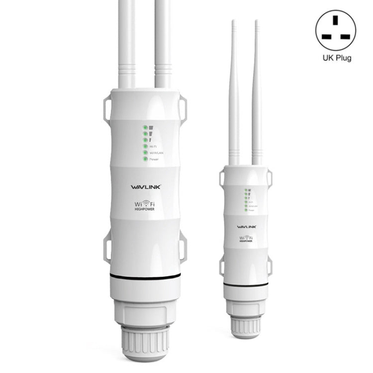 WAVLINK WN570HA1 Weatherproof 2.4+5GHz 600Mbps Outdoor WiFi Range Router Extender, US Plug, EU Plug, UK Plug, AU Plug