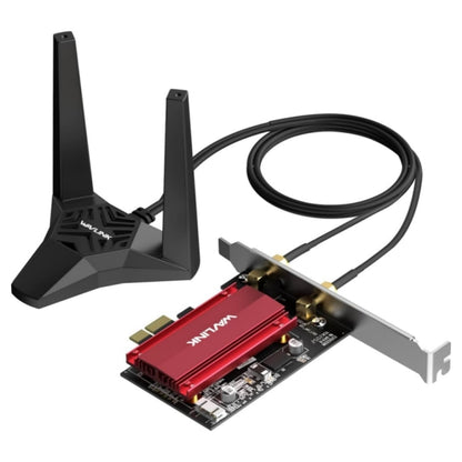 WAVLINK WN675X3-PCIE Tri-band 5400Mbps WiFi 6E PCIe Wireless Adapter BT 5.3 Network Card, WN675X3-PCIE