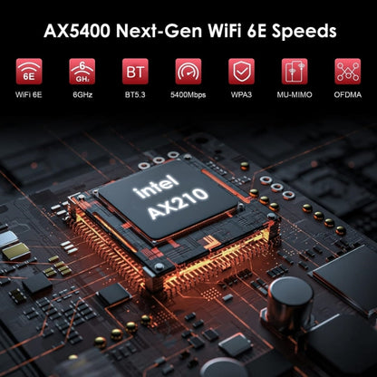 WAVLINK WN675X3-PCIE Tri-band 5400Mbps WiFi 6E PCIe Wireless Adapter BT 5.3 Network Card, WN675X3-PCIE