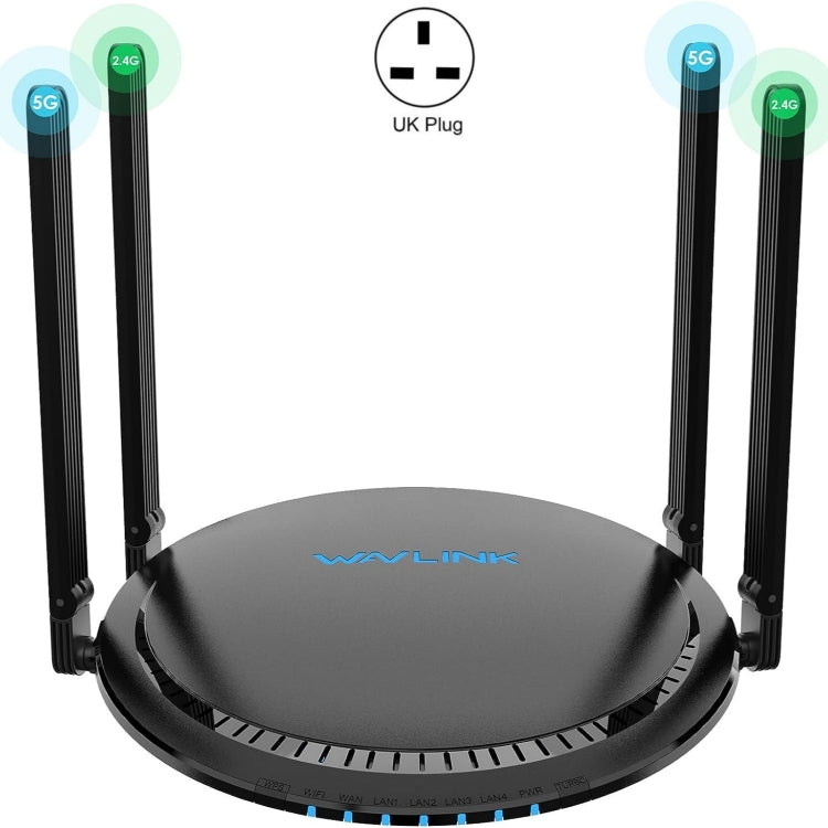 WAVLINK WN531MX3 Wider Coverage AX3000 WiFi 6 Wireless Routers Dual Band Wireless Repeater, US Plug, UK Plug, EU Plug, AU Plug