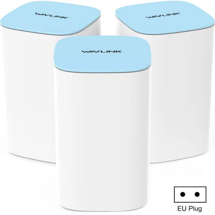 WAVLINK WN551K3 3pcs AC3000 WiFi Wireless Repeater Built-in Antenna Tri-Band Mesh Wireless Router, US Plug, UK Plug, EU Plug, AU Plug