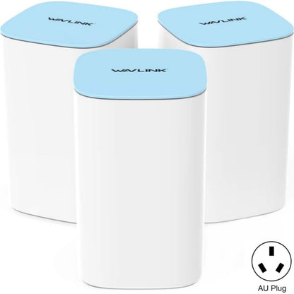 WAVLINK WN551K3 3pcs AC3000 WiFi Wireless Repeater Built-in Antenna Tri-Band Mesh Wireless Router, US Plug, UK Plug, EU Plug, AU Plug