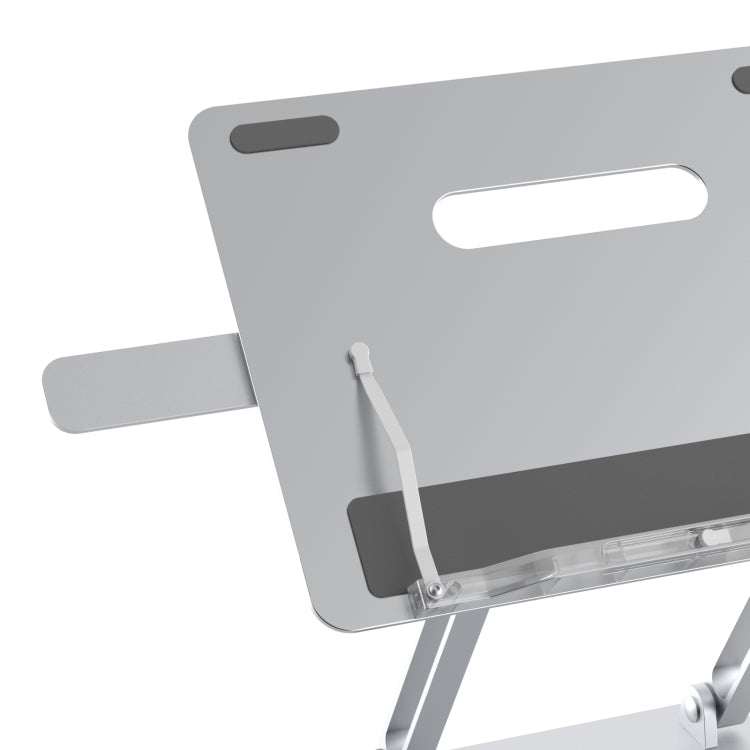 AP-2DB With Book Clips Portable Folding Laptop Adjustable Hollow Heat Dissipation Stand, AP-2DB