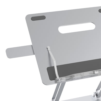 AP-2DB With Book Clips Portable Folding Laptop Adjustable Hollow Heat Dissipation Stand, AP-2DB