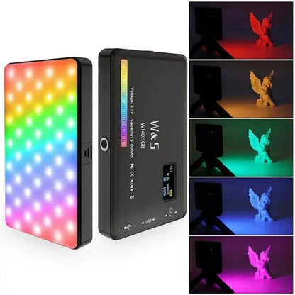VLOGLITE W140RGB For Vlogging Photography LED Video Light Full Color RGB Camera Fill Light, W140RGB